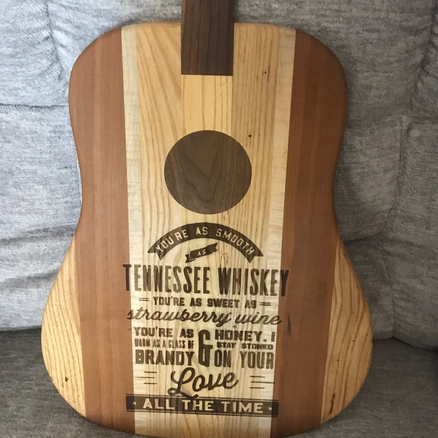 Wooden Guitar Sign